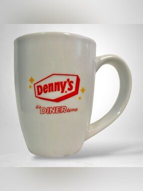 Denny's It’s Dinner Time Coffee Ring 10oz Classic Retro Style Mug